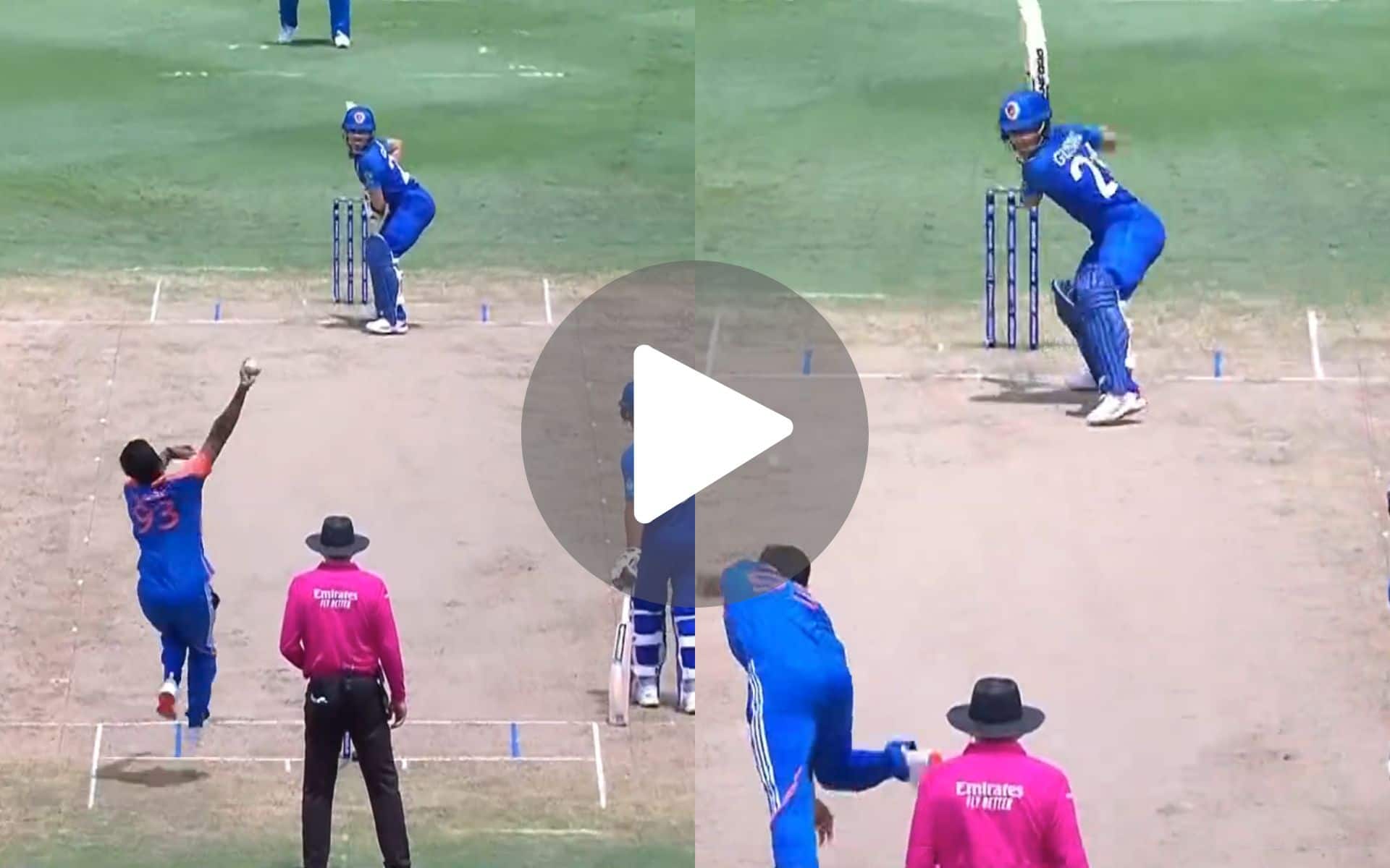 [Watch] Gurbaz's 'Chicken Chase' Vs Bumrah Goes Horribly Wrong In IND Vs AFG